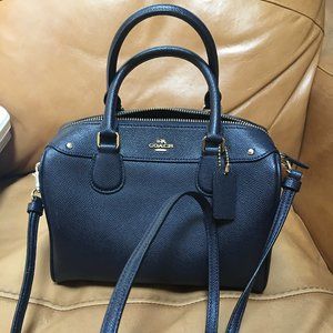 Coach Mini Bennett Satchel bag Navy Blue